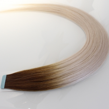 Double Color - Brown Light / Pure Platinum - Mini Tapes - 45cm